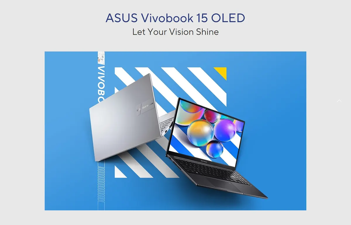 ASUS Vivobook 15 OLED A1505VA-L1945W Intel Core i7-13620H 8GB RAM 512GB SSD 15.6" OLED Display Laptop